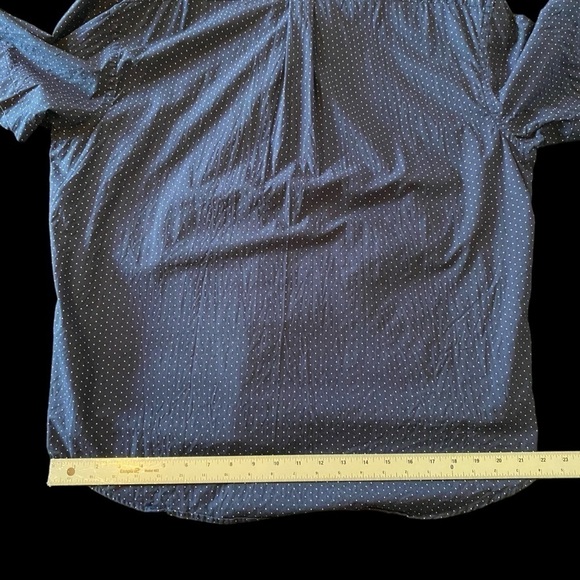 Men’s Old Navy Cotton Short-sleeve Button-down Shirt Navy Blue Size XXL - Picture 9 of 11
